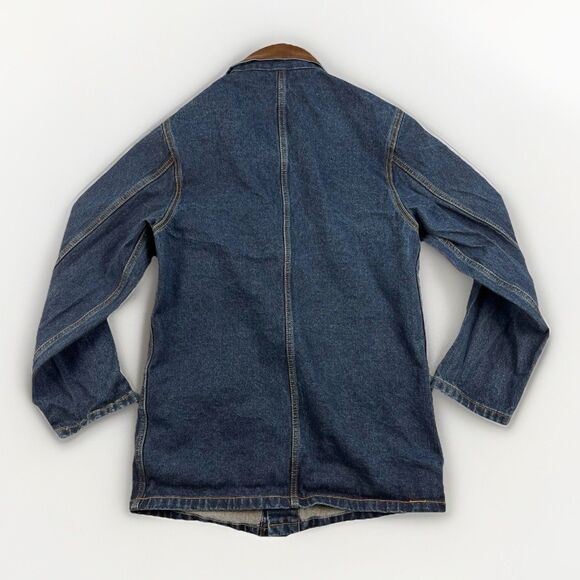 John Galt Brandy Melville Trucker Barn Denim Jacket Size Small Oversize Workwear - Picture 2 of 8